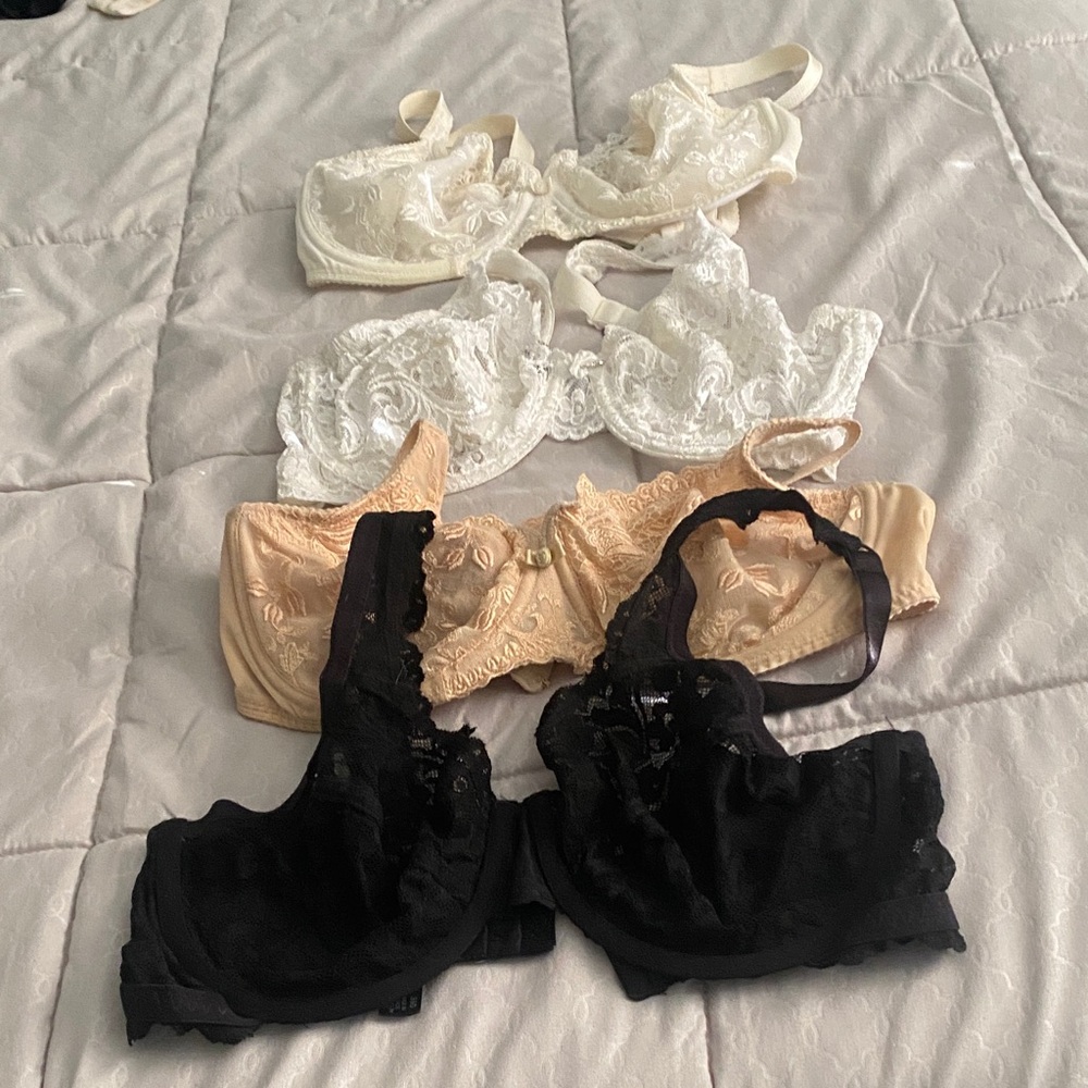 Wacoal Lace Underwire Bras - White, Champagne, Black